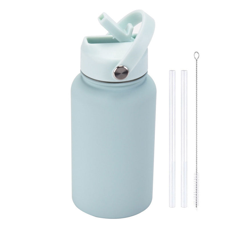 Fashion Rubber Paint Space Thermos Bottle