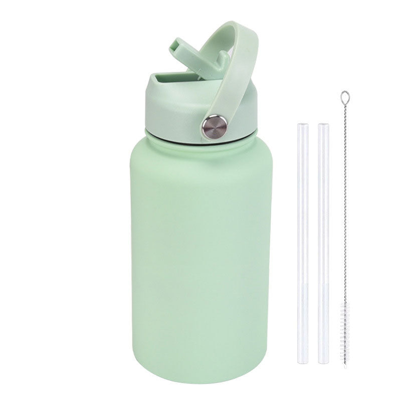Fashion Rubber Paint Space Thermos Bottle