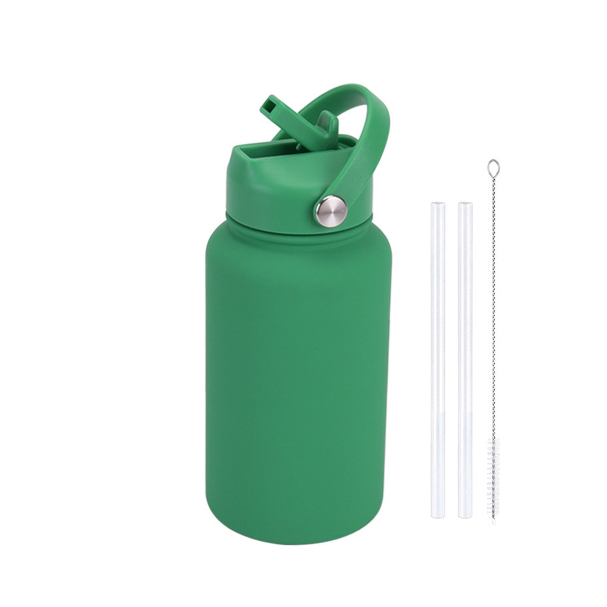 Fashion Rubber Paint Space Thermos Bottle