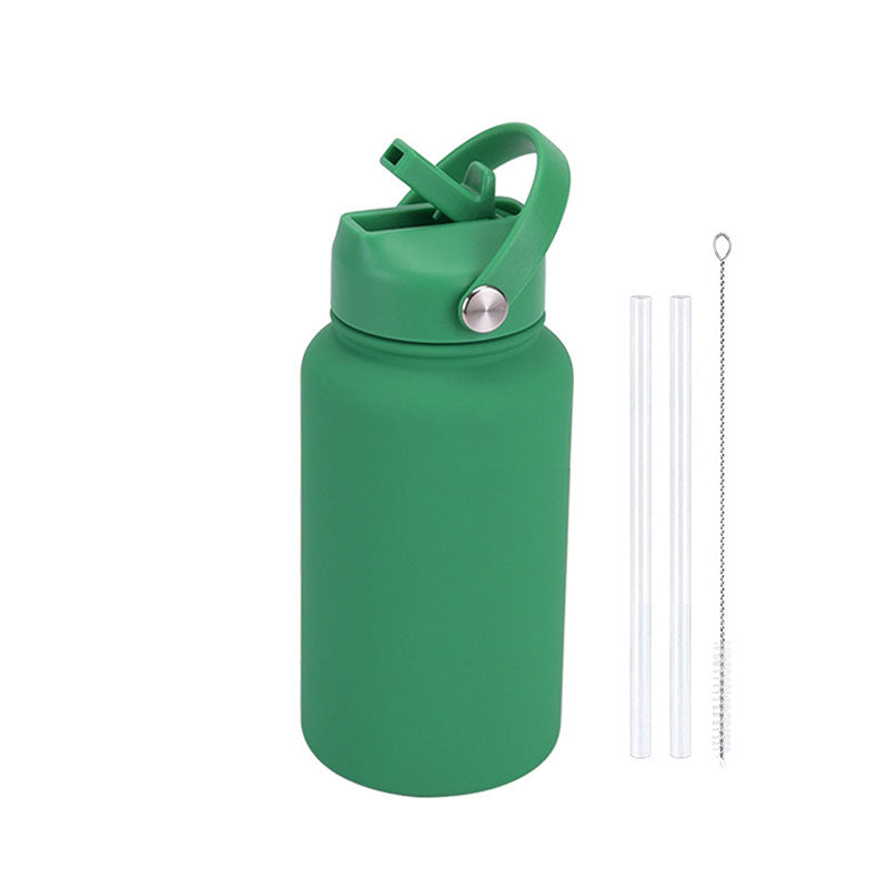 Fashion Rubber Paint Space Thermos Bottle