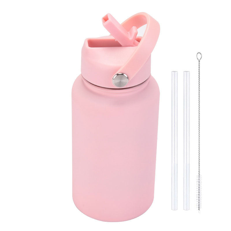 Fashion Rubber Paint Space Thermos Bottle