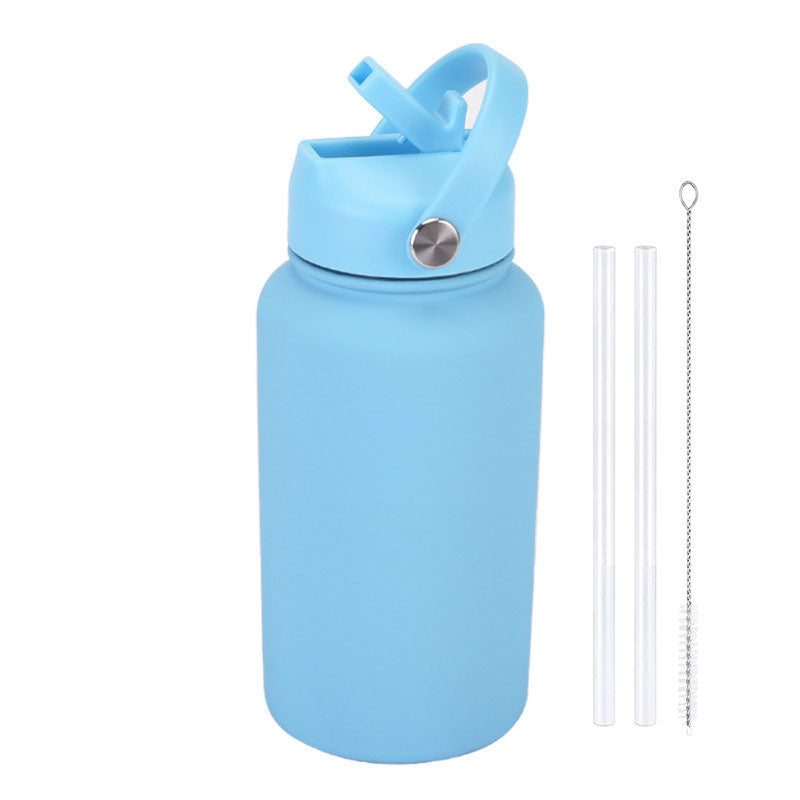 Fashion Rubber Paint Space Thermos Bottle