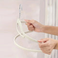 Flocking coat rack household adult coat hanger non-slip to prevent shoulder Angle no trace can be folded hanging hanger wiktra