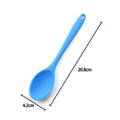 For Better Life 1Pc Soft Silicone Spoon Stirring  Long Handle Tableware Cooking Utensils Ladle Kitchen Accessories wiktra