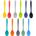 For Better Life 1Pc Soft Silicone Spoon Stirring  Long Handle Tableware Cooking Utensils Ladle Kitchen Accessories wiktra