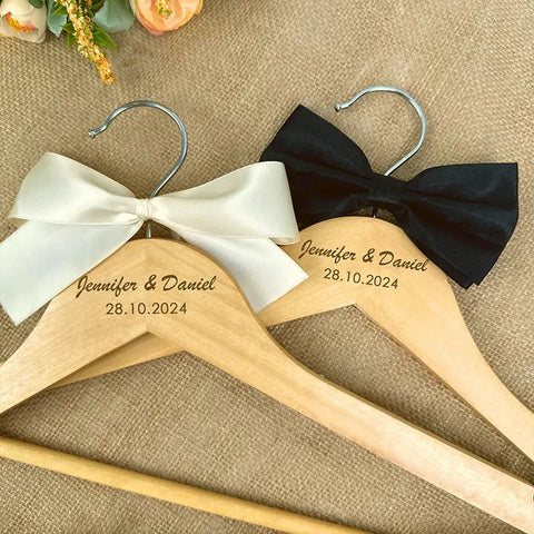 Free Custom Wedding Dress Hanger Personalized Wedding Hanger Bridal Hanger Free Engraved Names and Date Bridal Shower Gifts