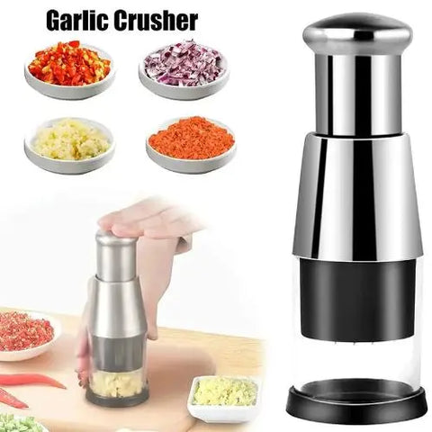 Garlic Crusher Onion Chopper Multipeler Vegetables Chopper Manual Garlic Press Machine Garlic Squeezer Kitchen Gadget Wiktra