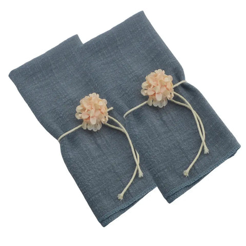 Gauze Cloth Napkins 4pcs 16x16inch 100% Soft Natural Cotton Napkin Wedding Party Decoration Family Everyday Use Tea Towels - Wiktra