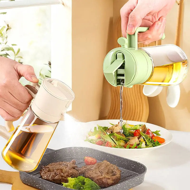 Glass Oil Storage & Spray Pot