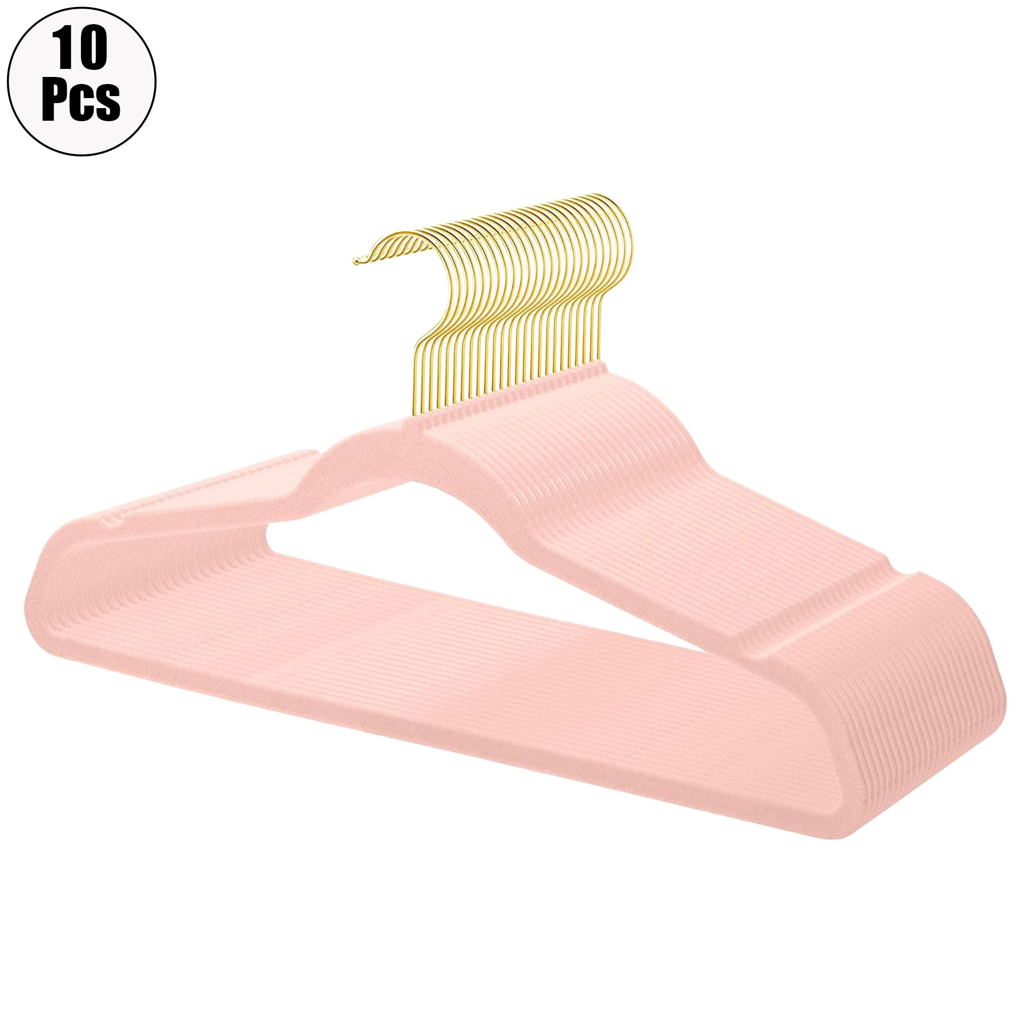 "Gray Multi-Functional Plastic Coat Hanger Set – Anti-Skid Space Saver"