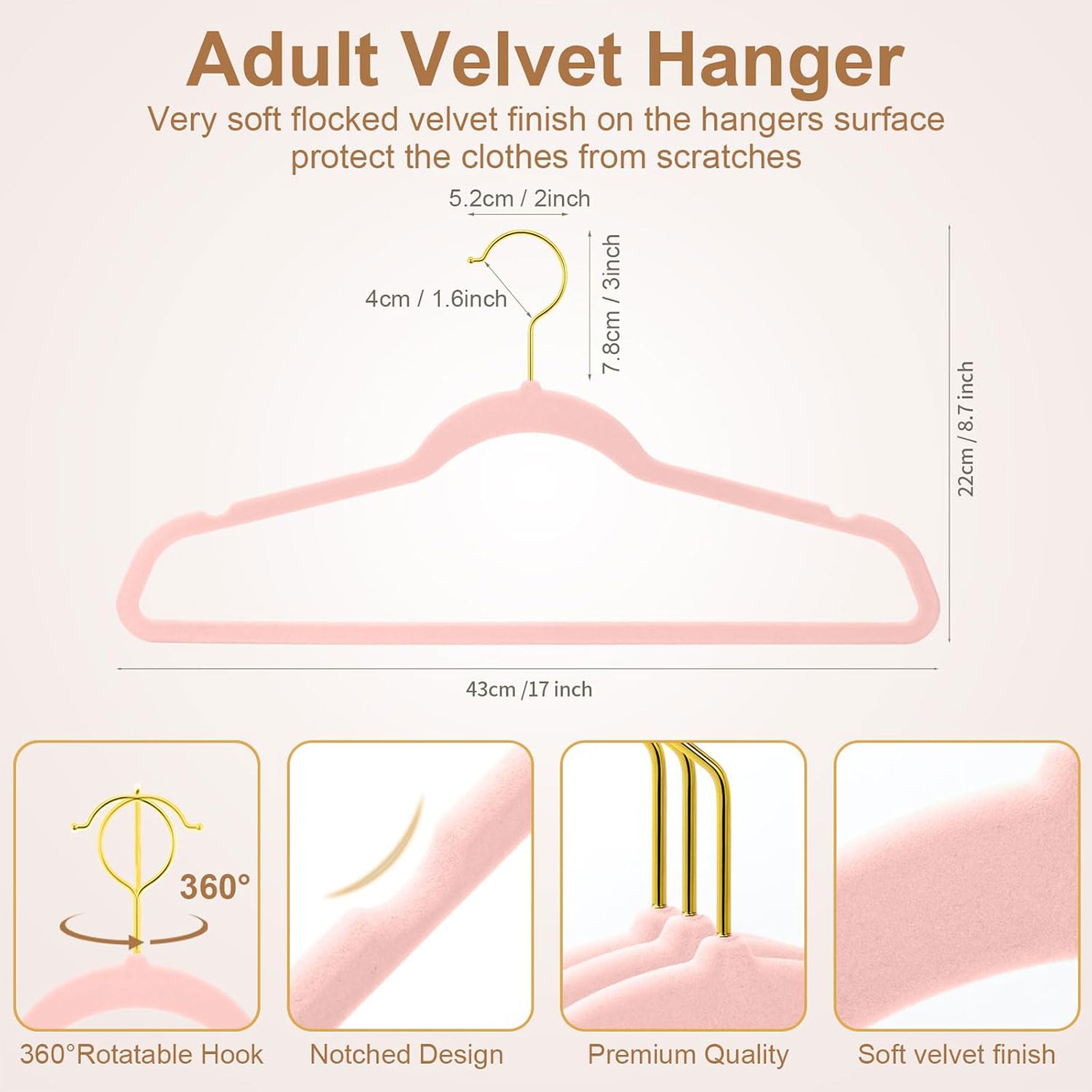 "Gray Multi-Functional Plastic Coat Hanger Set – Anti-Skid Space Saver"