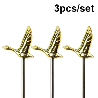 Cocktail Pick Stainless Steel Fruit Sticks Bar Tools Drink Stirring Sticks Martini Picks Party Wedding Accessory