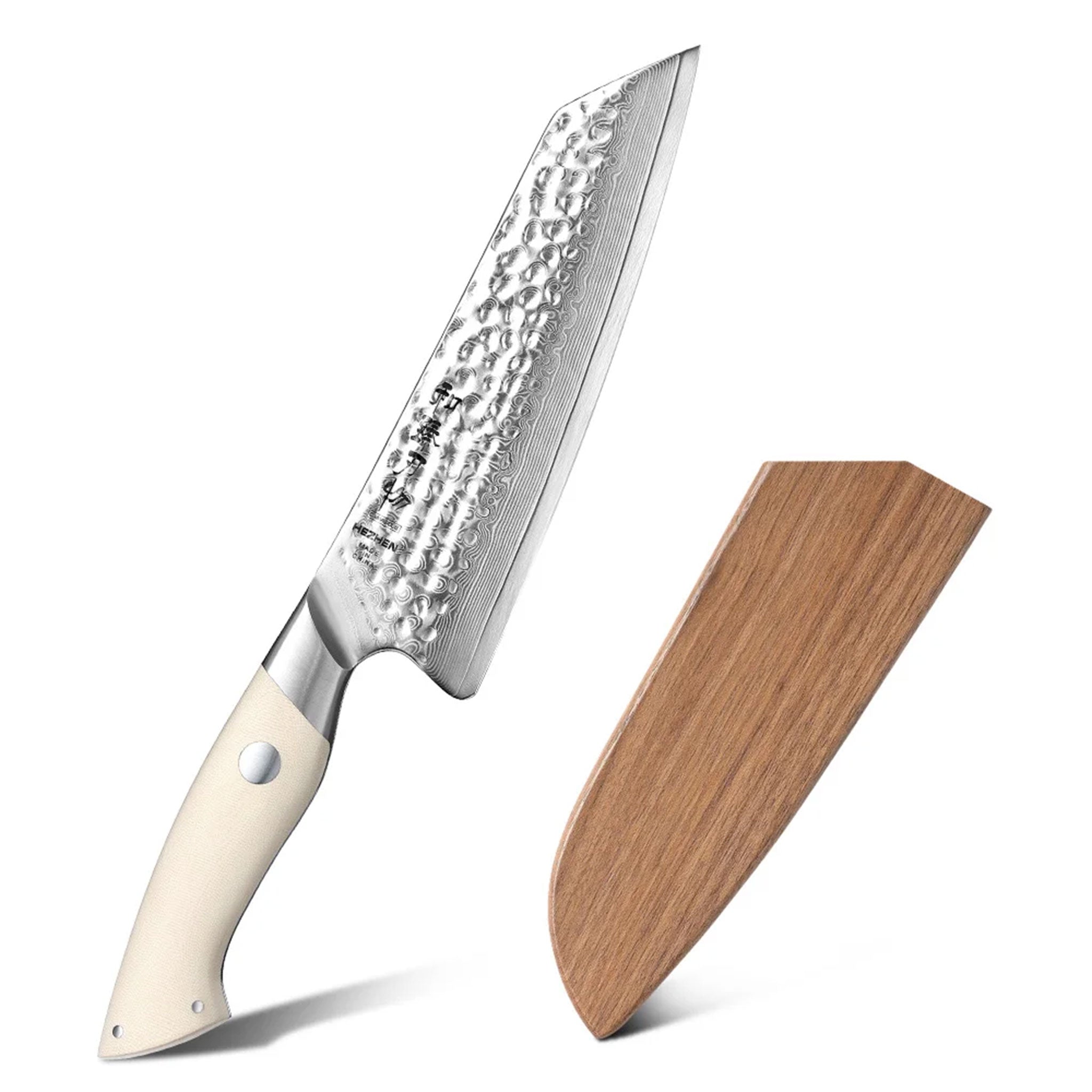 HEZHEN Walnut Wood Sheath for Chef Knife (Knife Not Included