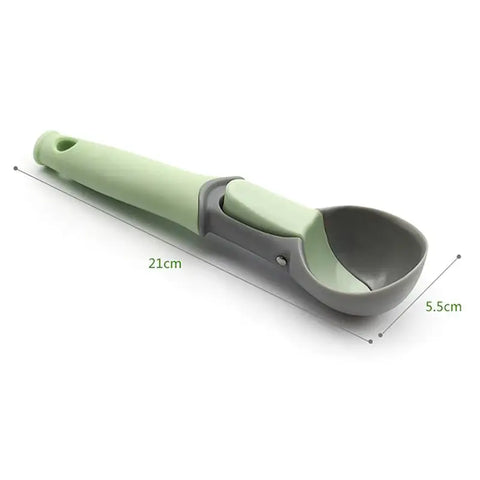 Ice Cream Tools Portable Aluminum Alloy Non-stick Anti-feeze Ice Cream Scoop Spoon For Home Kitchen Accessories