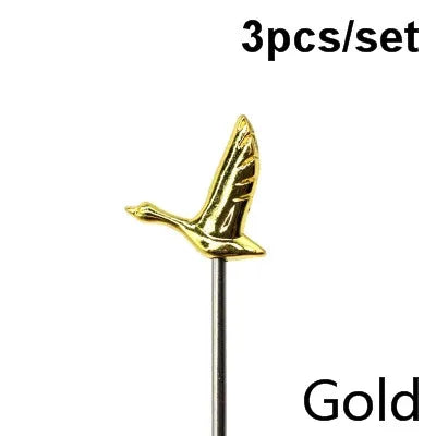 3ps Cocktail Pick Stainless Steel Fruit Sticks Bar Tools Drink Stirring Sticks Martini Picks Party Wedding Accessory