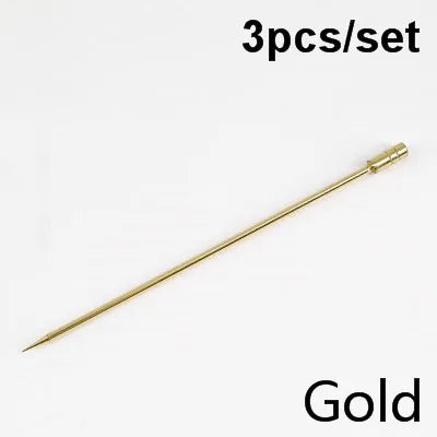 3ps Cocktail Pick Stainless Steel Fruit Sticks Bar Tools Drink Stirring Sticks Martini Picks Party Wedding Accessory