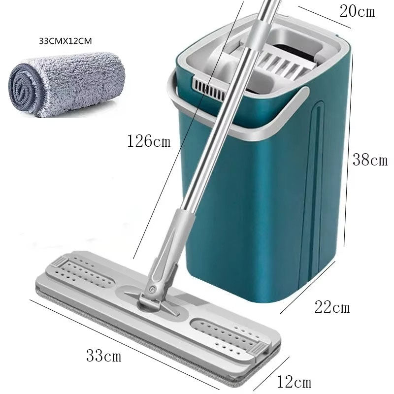 Hand Wash-Free Lazy Flat Mop Set
