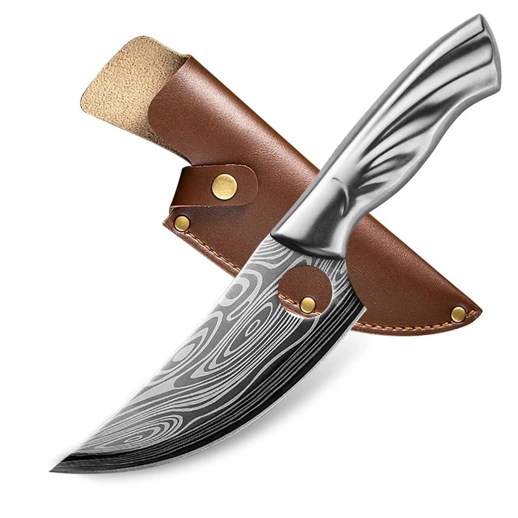 Handmade Forged Chef Butcher Knife Stainless Steel Cleaver for Meat Fish  Vegetables