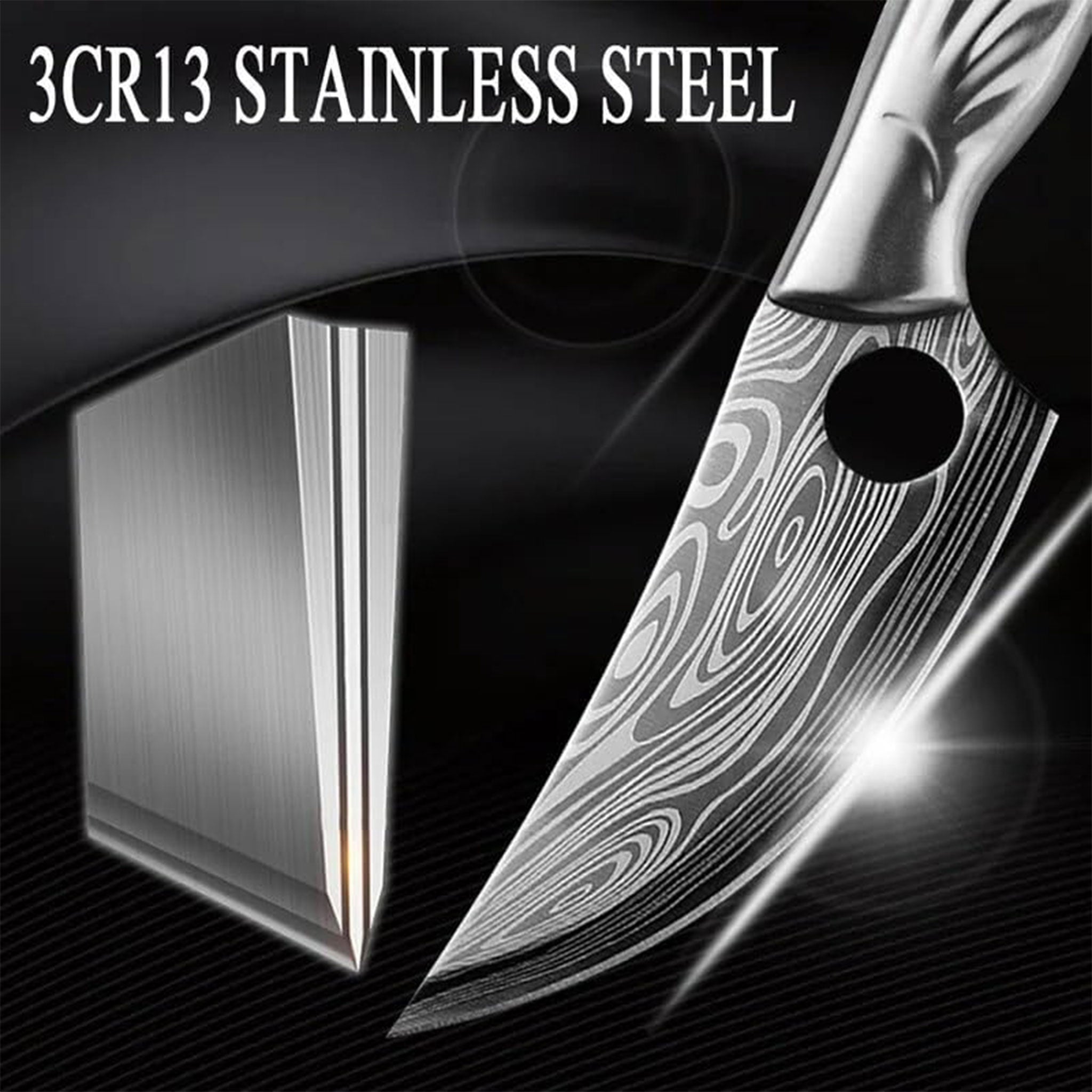 Handmade Forged Chef Butcher Knife Stainless Steel Cleaver for Meat Fish  Vegetables