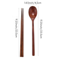 Handmade Jujube Tree Wooden Korean Dinnerware Combinations Utensil,5 Set of Spoons and Chopsticks wiktra