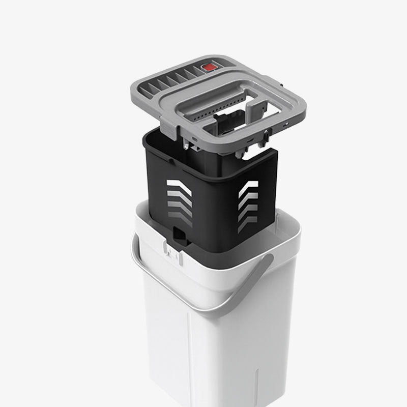 Hands-Free Dirt-Separating Flat Mop