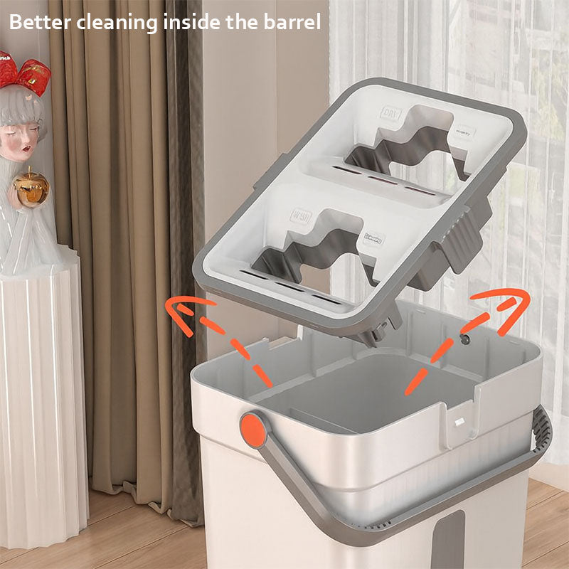 Hands-Free Flat Mop  Bucket Set