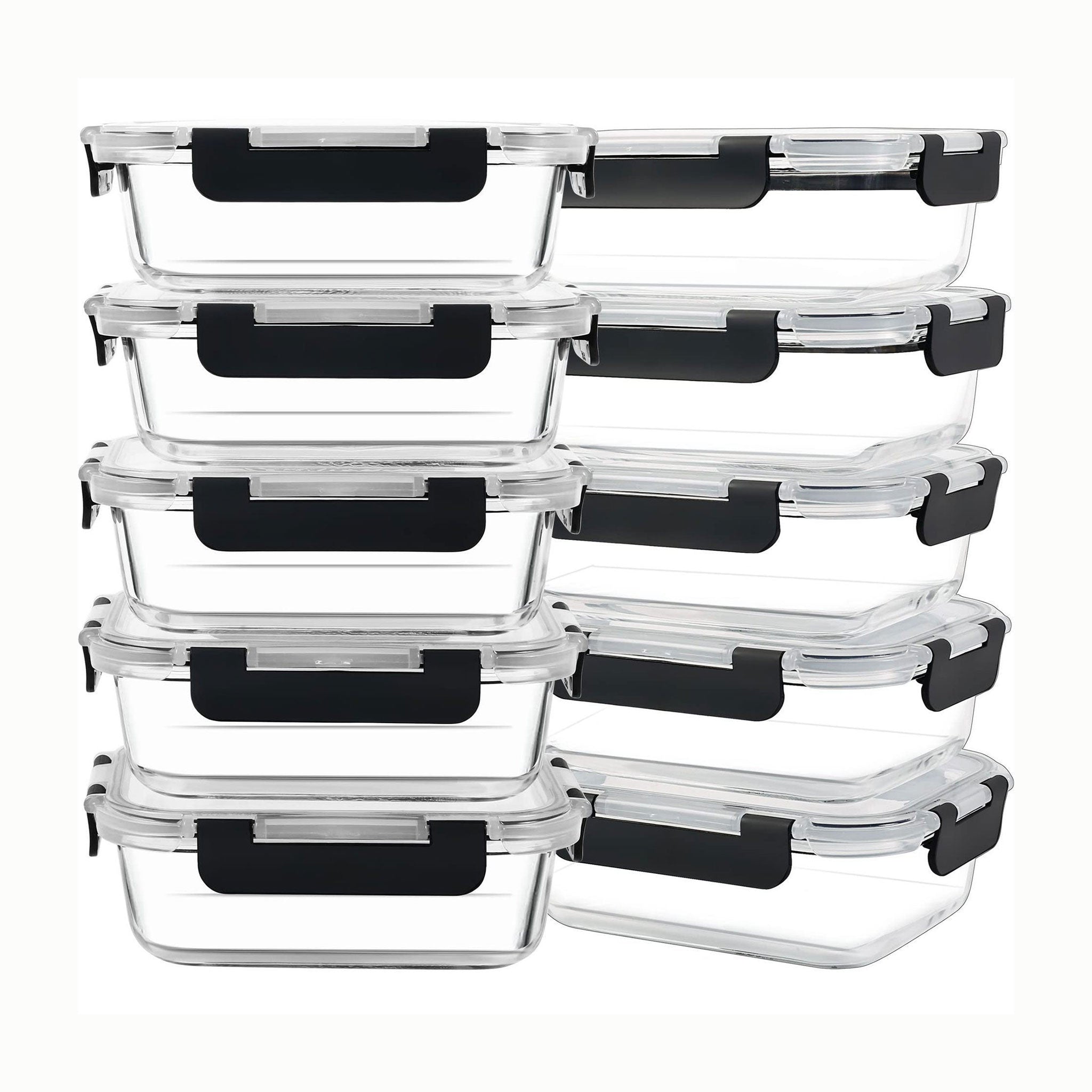 Heat-Resistant Borosilicate Glass Bowl with Lid