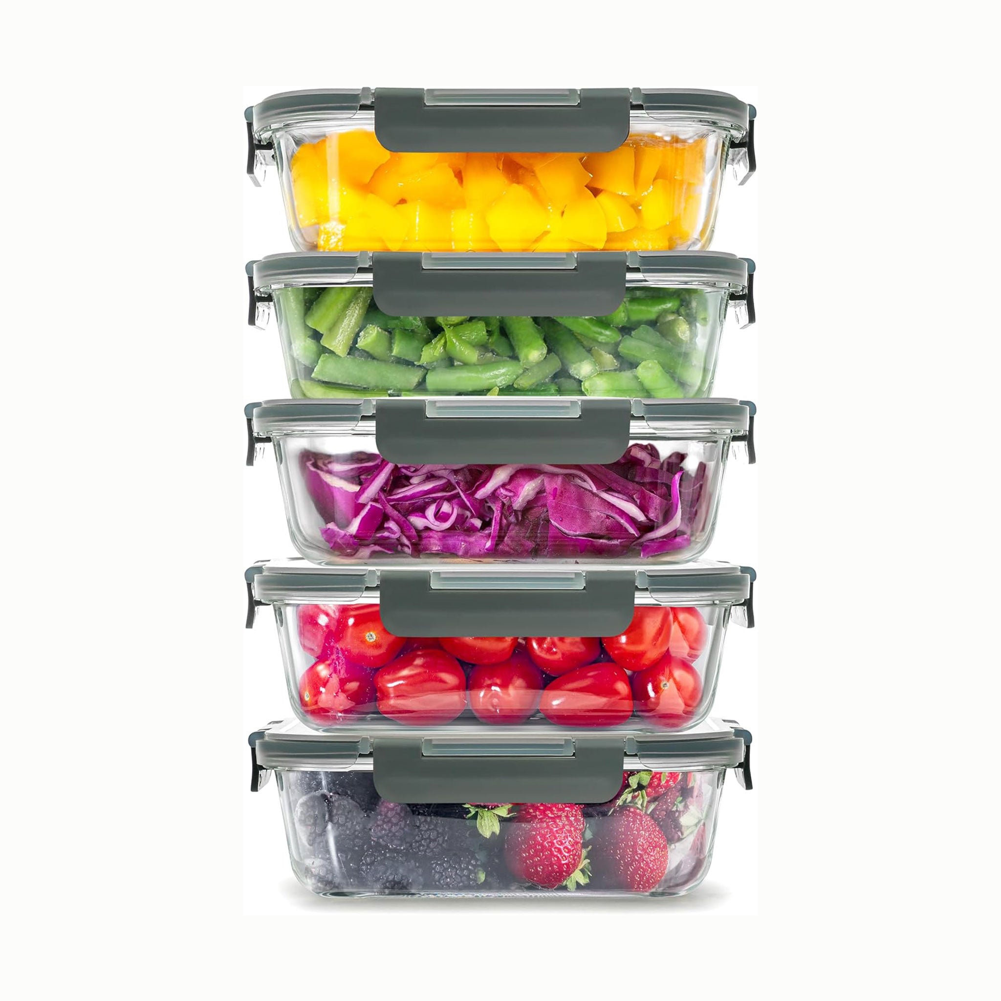 Heat-Resistant Borosilicate Glass Bowl with Lid