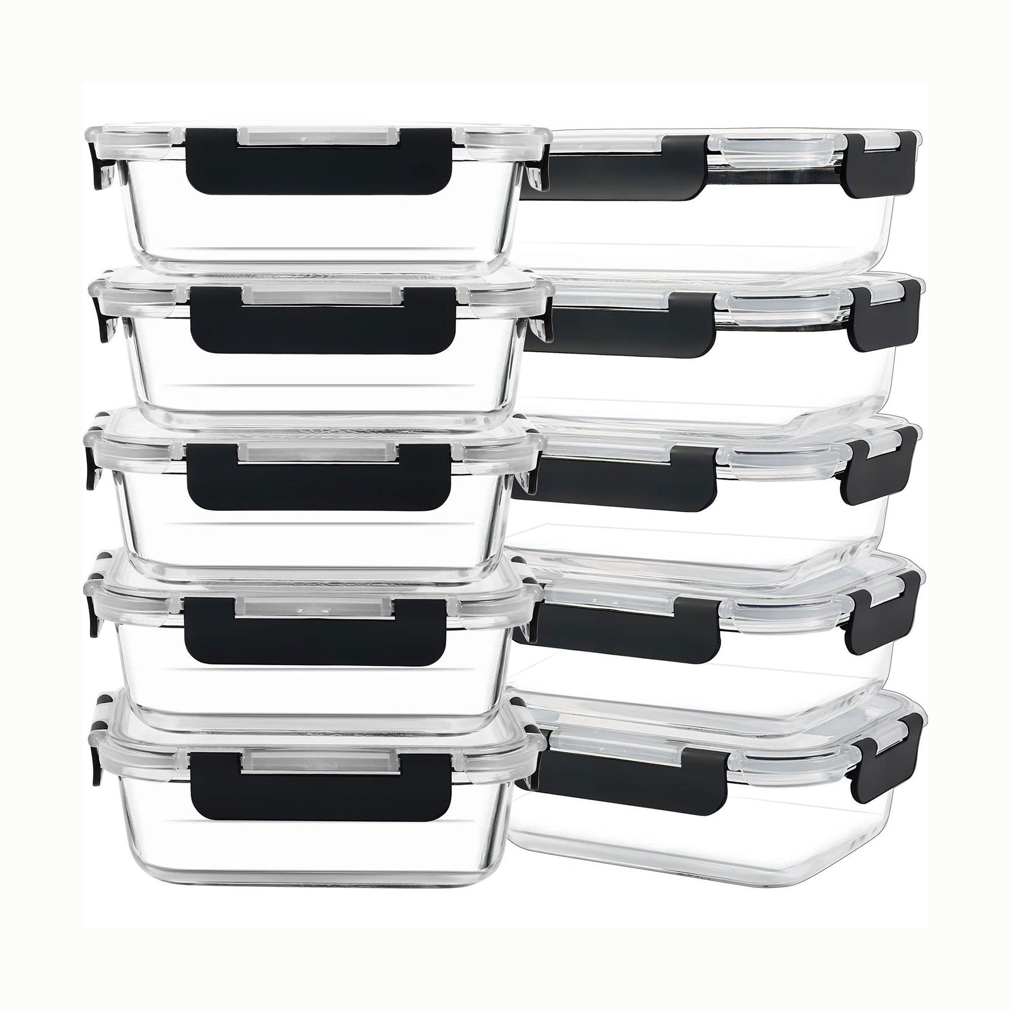 Heat-Resistant Borosilicate Glass Bowl with Lid