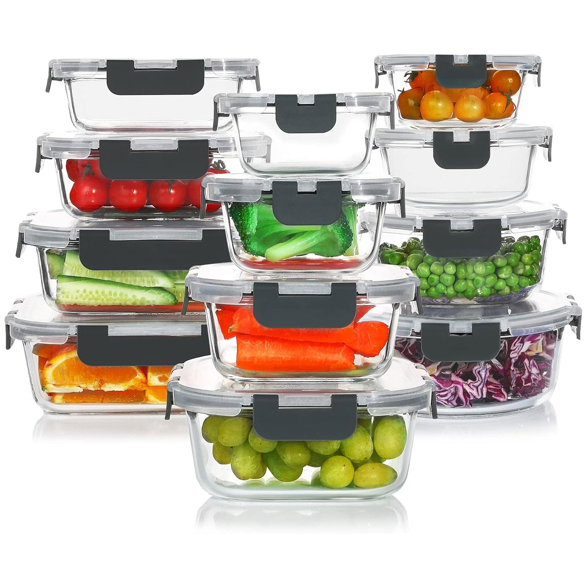 Heat-Resistant Borosilicate Glass Lunch Box