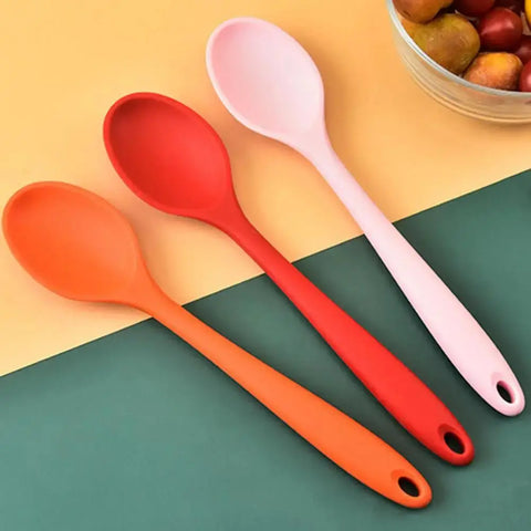 Heat-resistant Flexible Cooking Kitchen Soup Spoons for Living Room wiktra