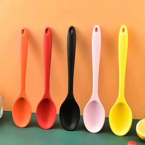 Heat-resistant Flexible Cooking Kitchen Soup Spoons for Living Room wiktra