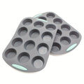 Heat resistant silicone loaf bread muffin donut cake baking tray oven baking pan silicone bakeware set Silicone Cake Pan Set wiktra