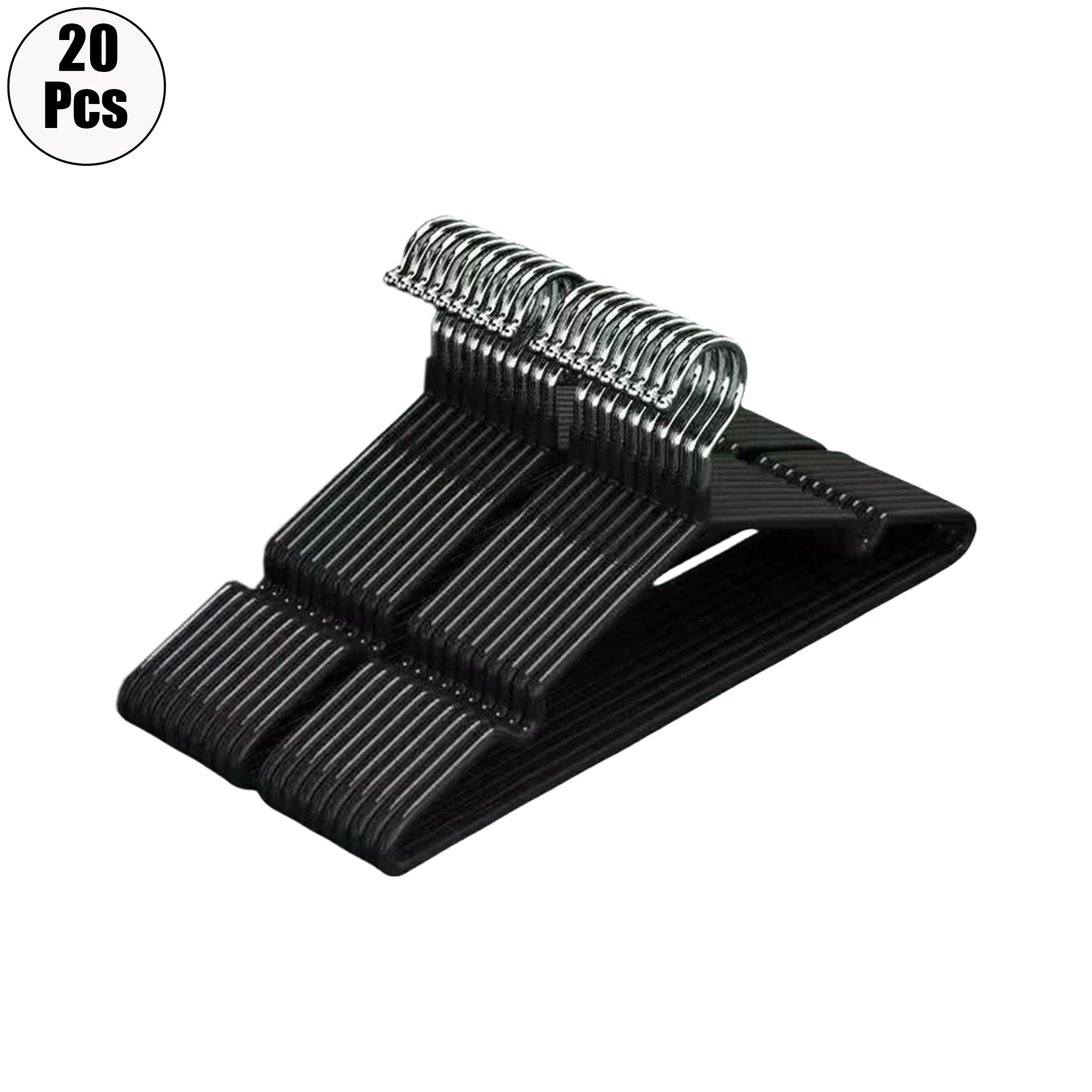 Heavy-Duty Non-Slip Clothes Hangers — 10/20 Pack