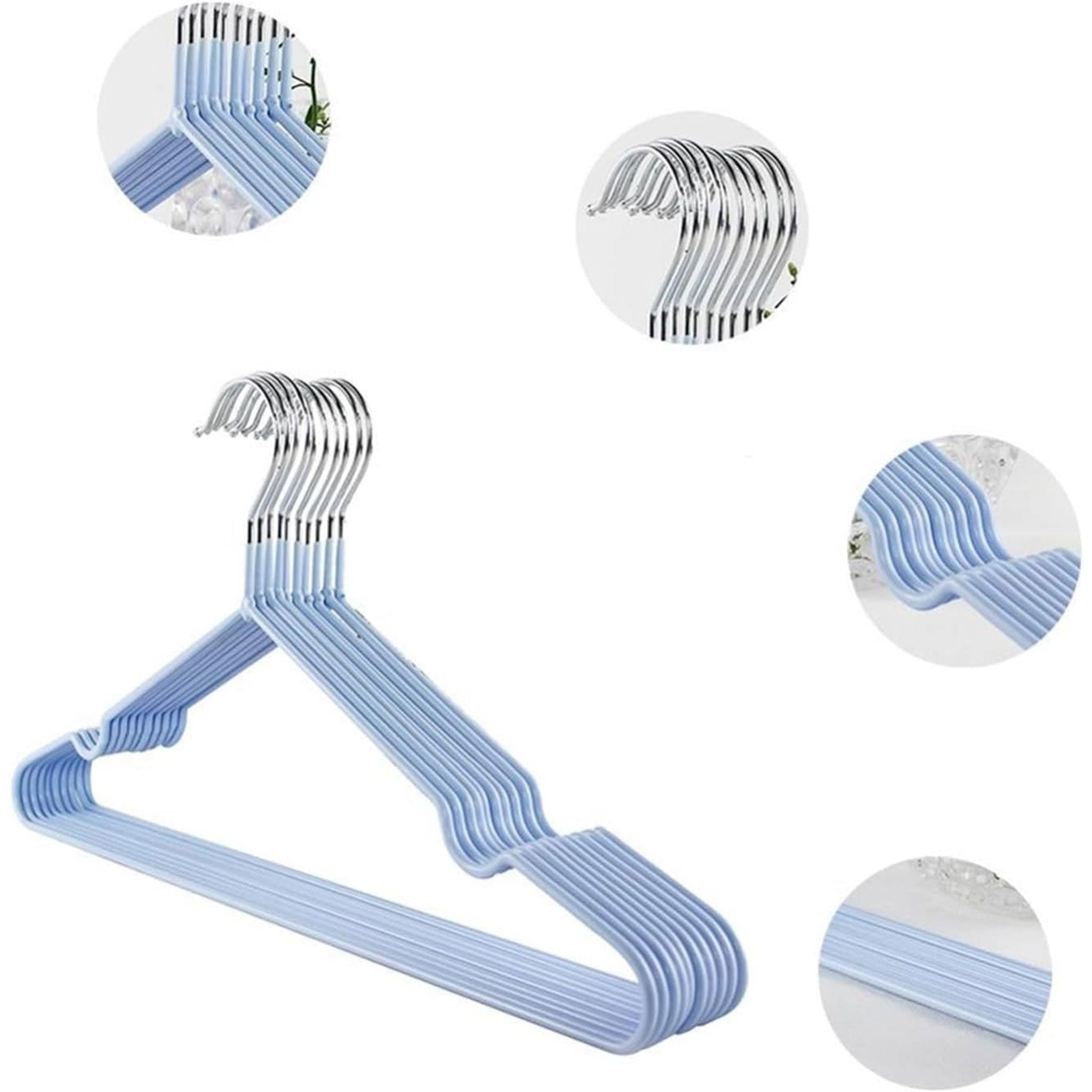 Heavy-Duty Non-Slip Clothes Hangers — 10/20 Pack