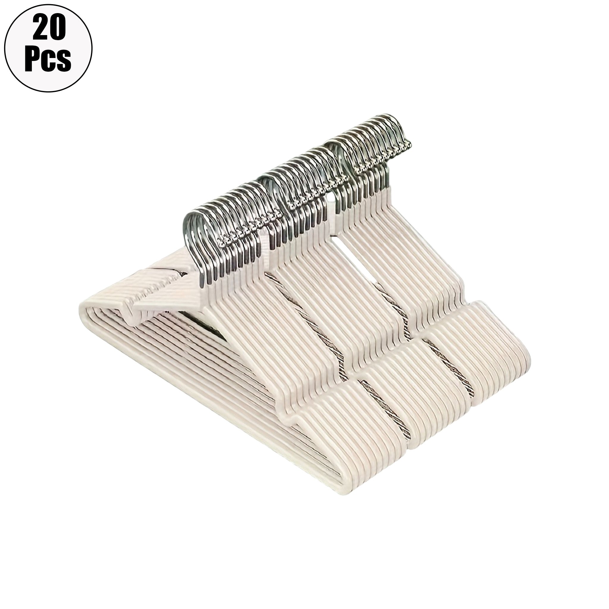 Heavy-Duty Non-Slip Clothes Hangers — 10/20 Pack