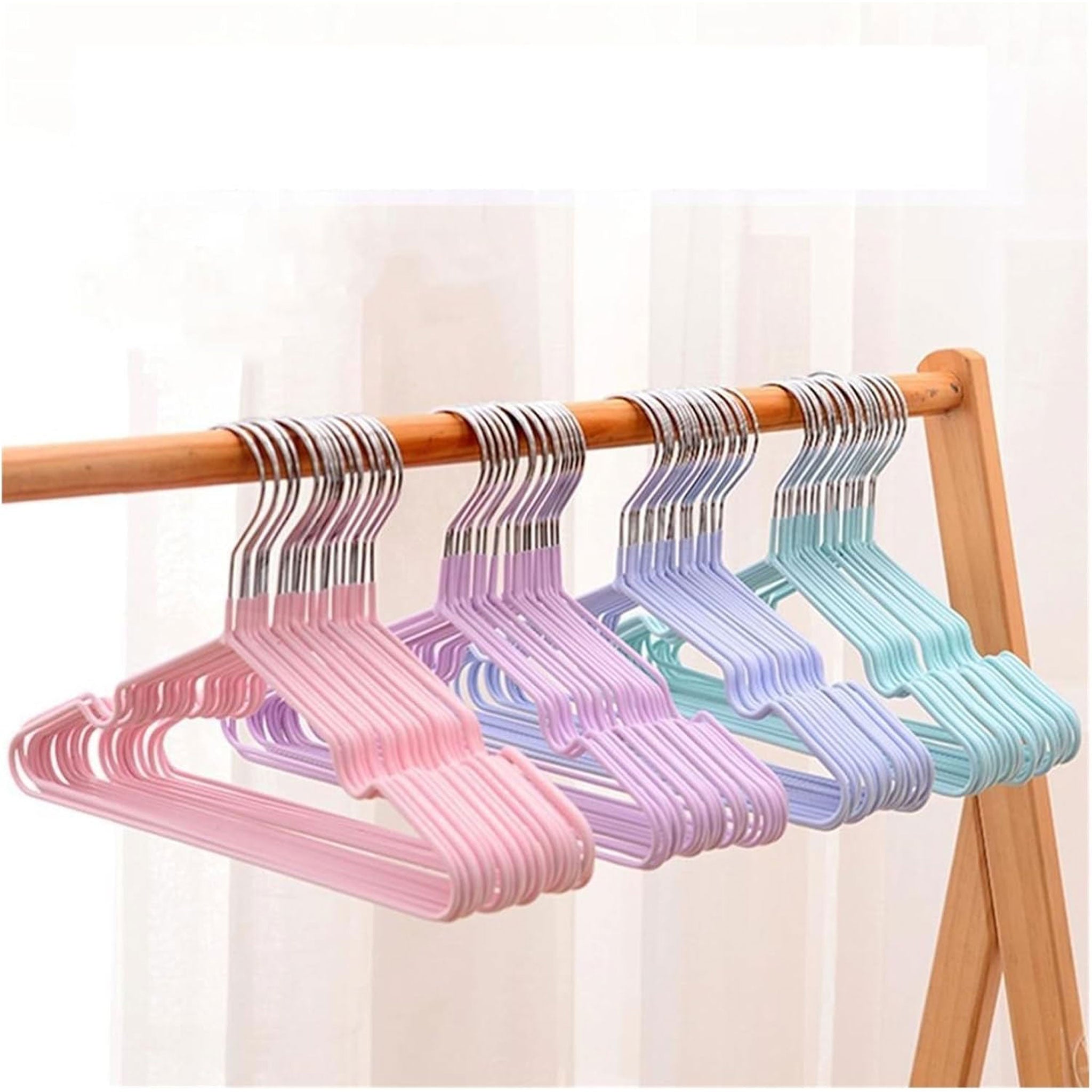 Heavy-Duty Non-Slip Clothes Hangers — 10/20 Pack