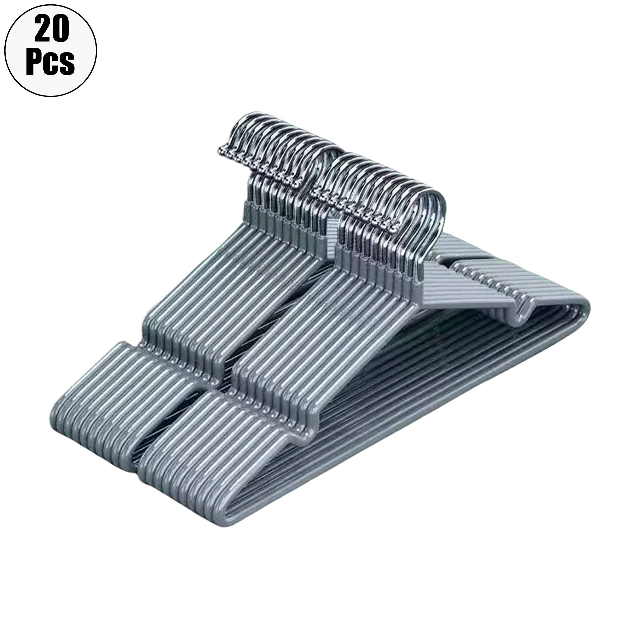 Heavy-Duty Non-Slip Clothes Hangers — 10/20 Pack