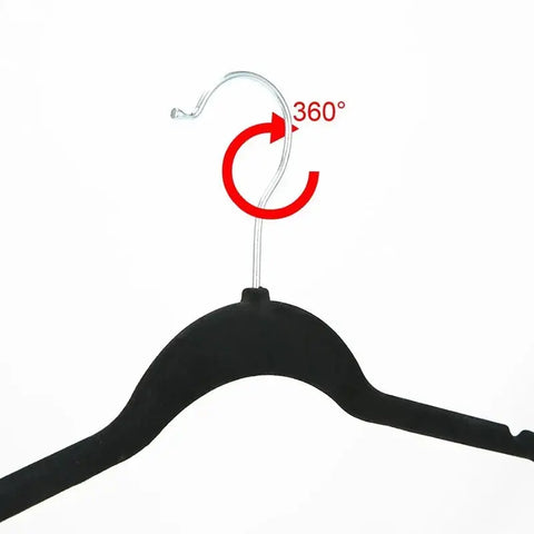 Heavy Duty Non Slip Velvet Clothing Hanger Clothes Hangers Pants Storage Hangers Clothes Storage Rack Storage Cloth Hanger wiktra