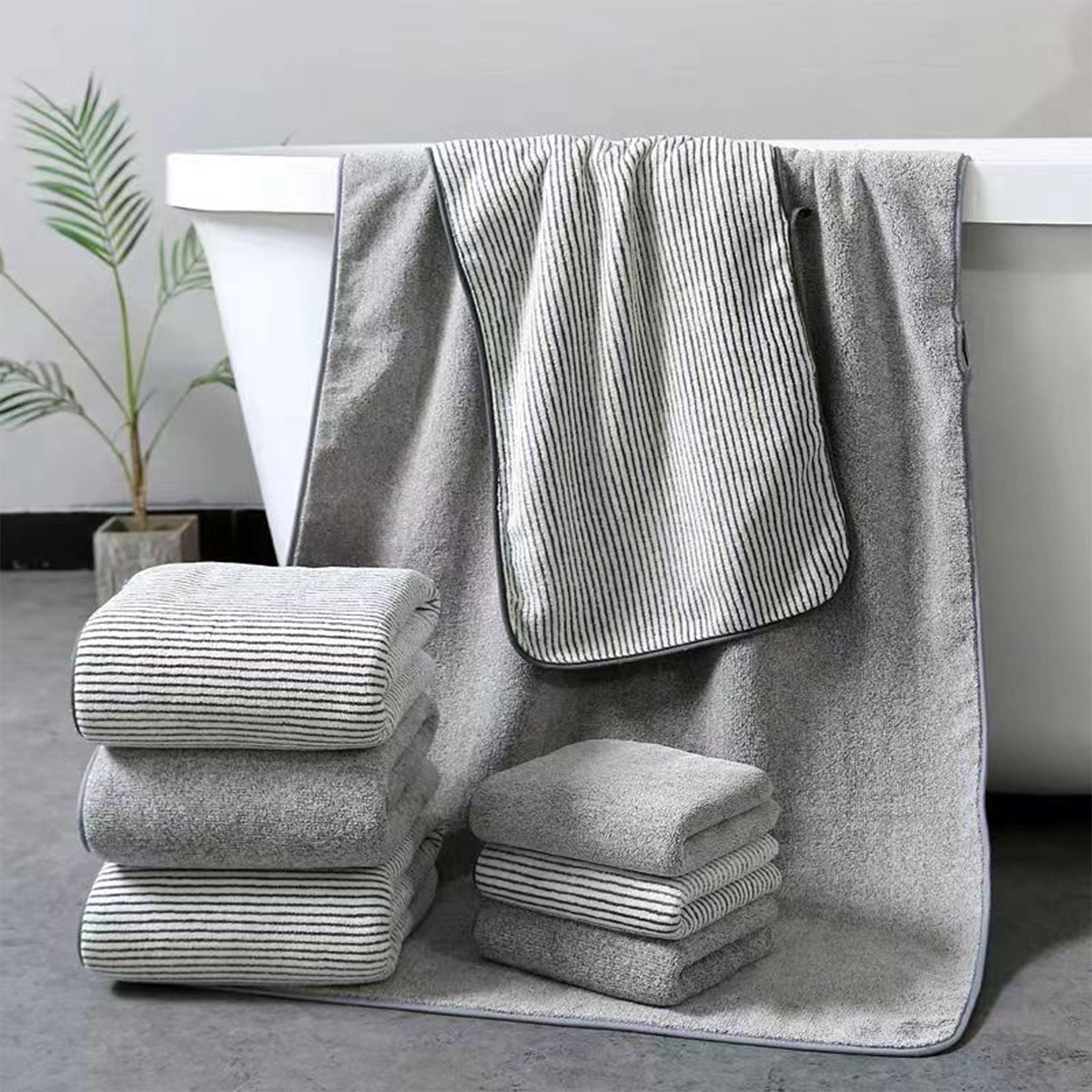 High-Density Coral Fleece Towel Gift Set