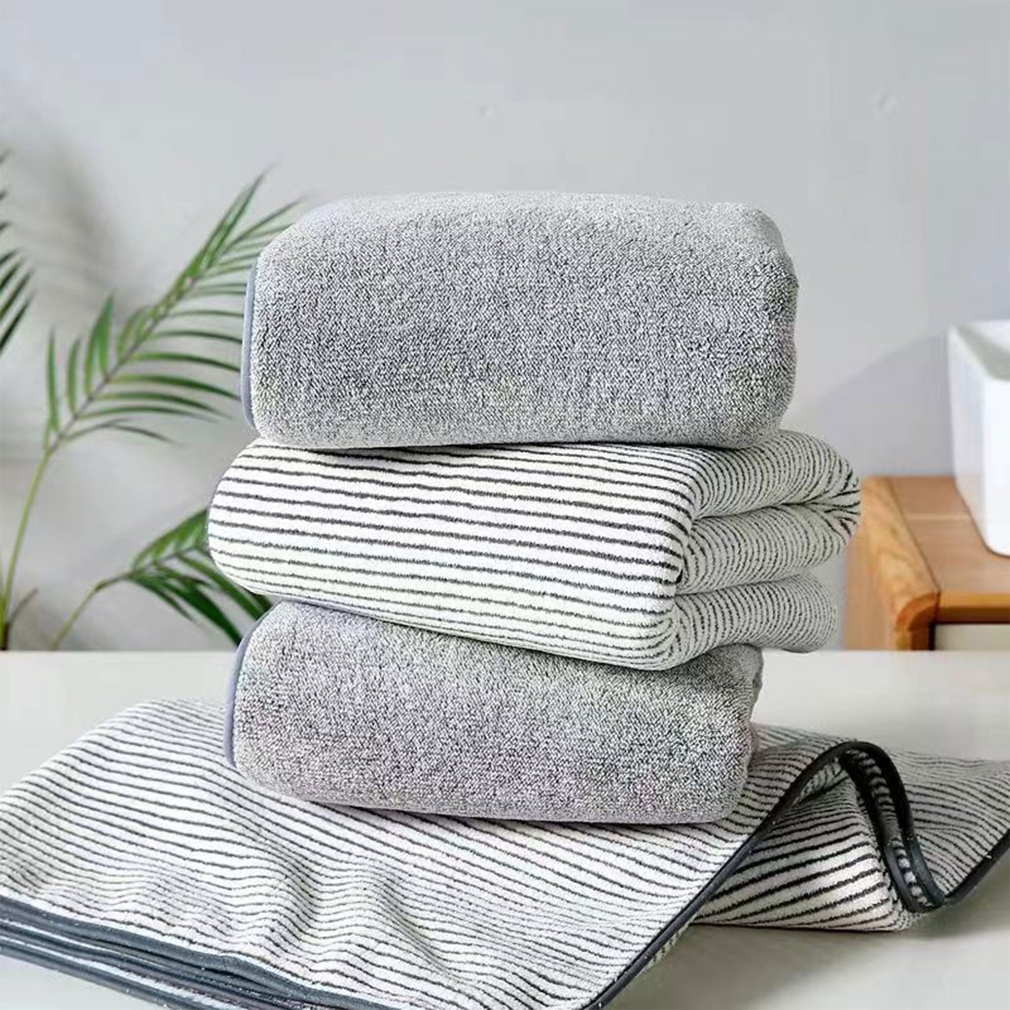 High-Density Coral Fleece Towel Gift Set