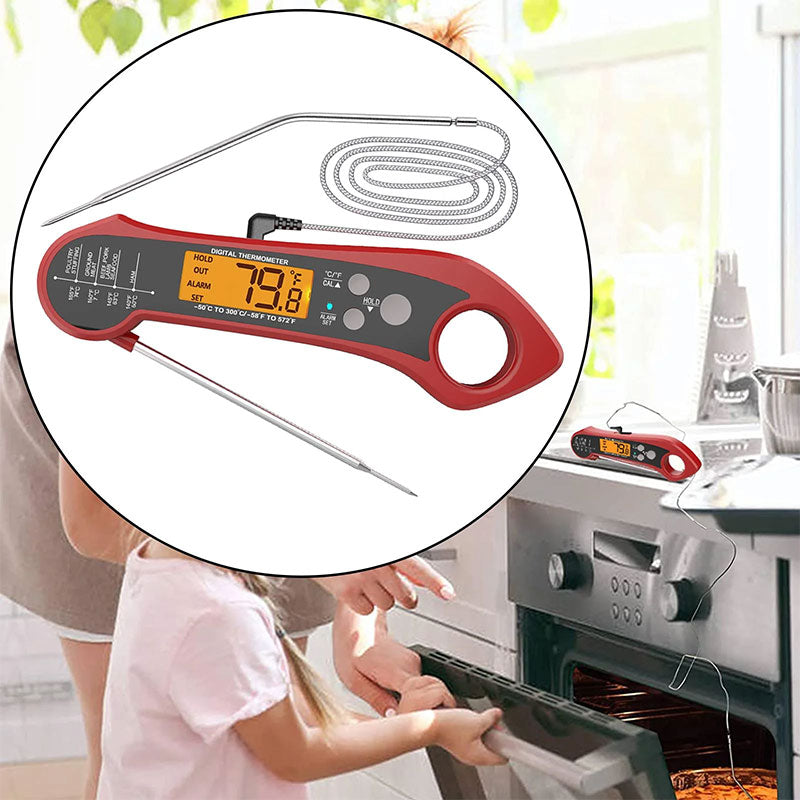 High-Precision Folding BBQ Thermometer