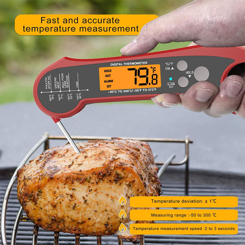 High-Precision Folding BBQ Thermometer