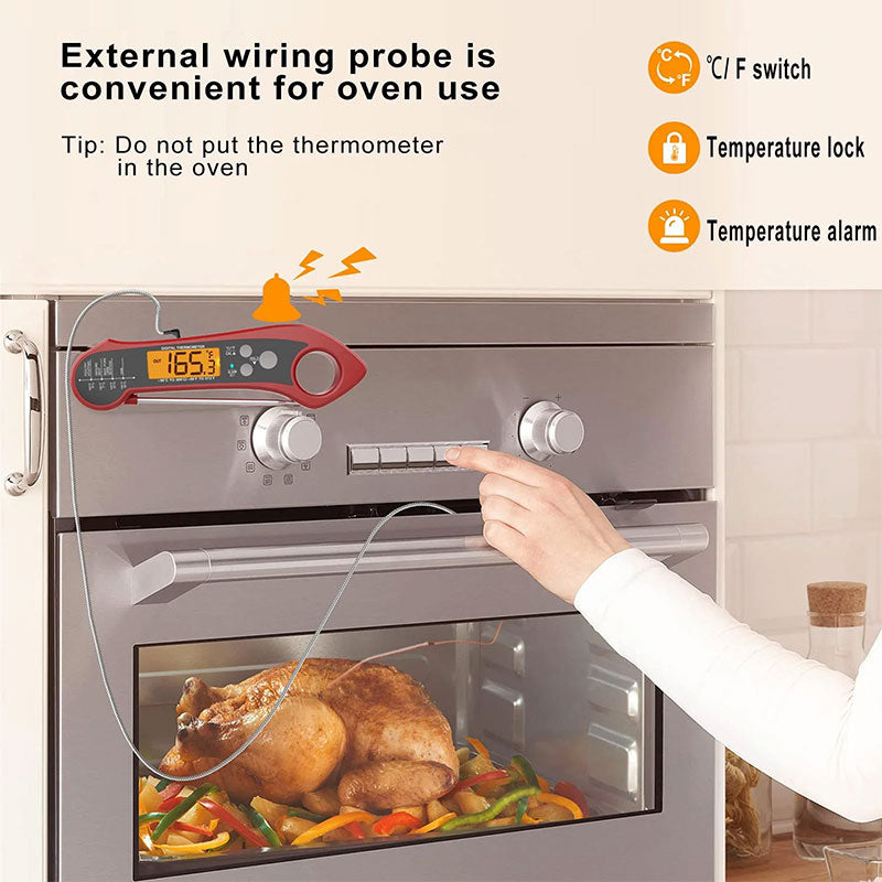High-Precision Folding BBQ Thermometer