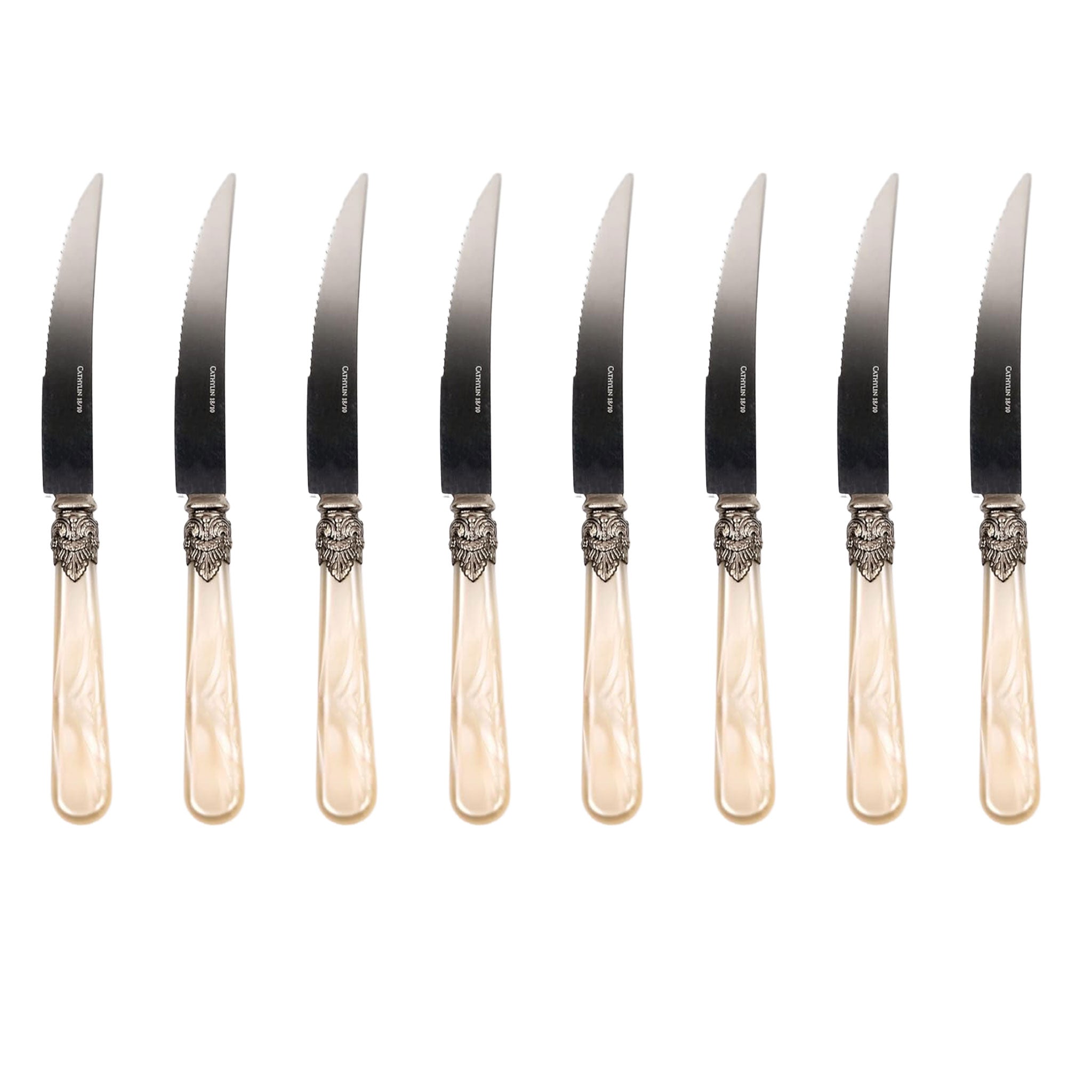 High-Quality Stainless Steel Serrated Steak Knife