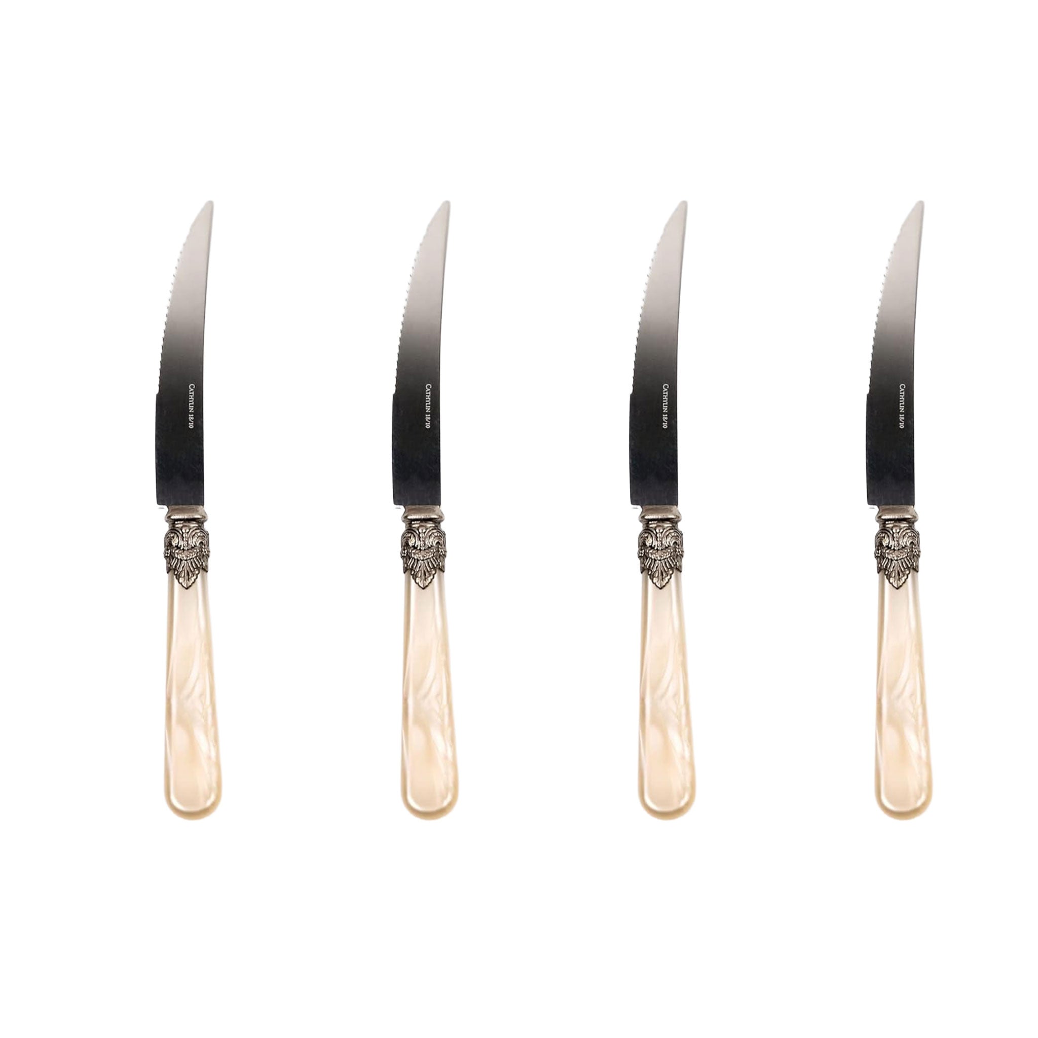 High-Quality Stainless Steel Serrated Steak Knife
