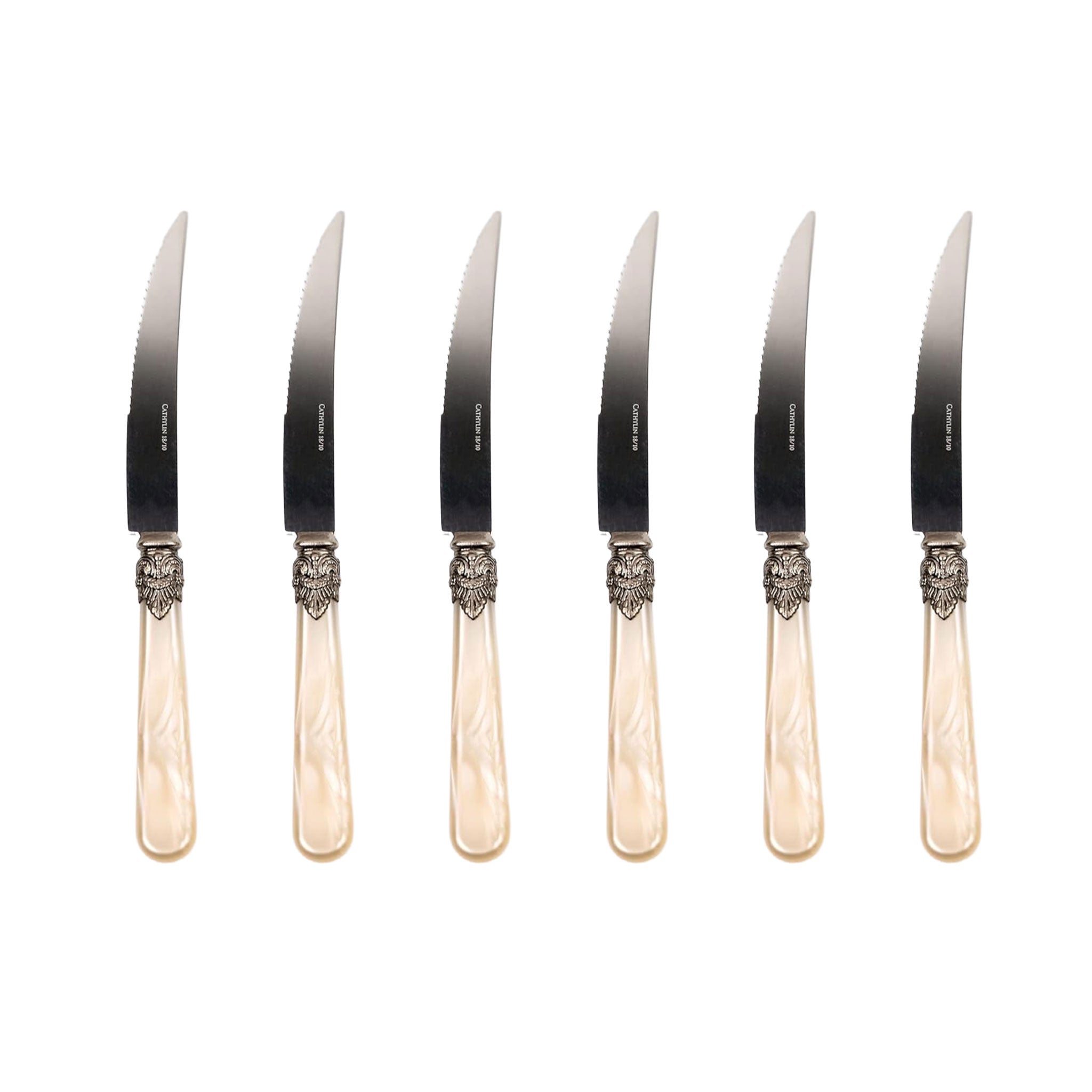 High-Quality Stainless Steel Serrated Steak Knife