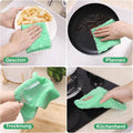 Homaxy Microfiber Towel Absorbent Kitchen Cloths Washable Kitchen Cleaning Cloths Soft Lint Free Dish Cloth Household Wash Towel wiktra