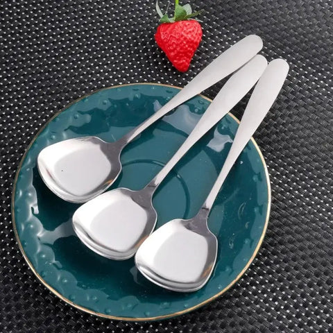 Home Public Spoon Restaurant Large Stainless Steel Distributing Spoon Buffet Serving Spoon Multipurpose Kitchen Cooking Utensils wiktra