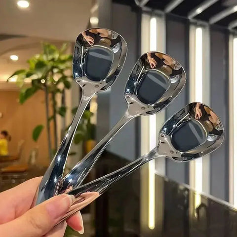 Home Public Spoon Restaurant Large Stainless Steel Distributing Spoon Buffet Serving Spoon Multipurpose Kitchen Cooking Utensils wiktra